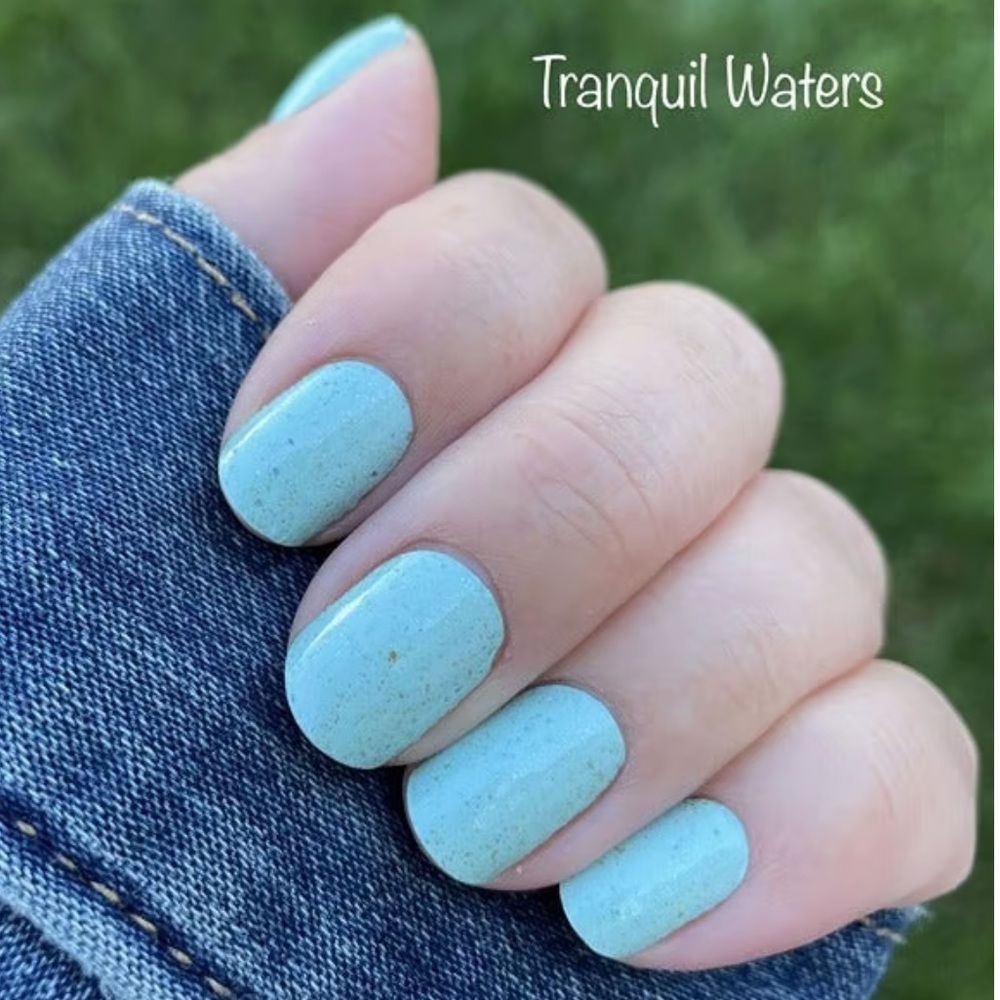 *Retired* Color Street: Tranquil Waters | Turquouse Glitter Sea Ocean Spring - Picture 5 of 16